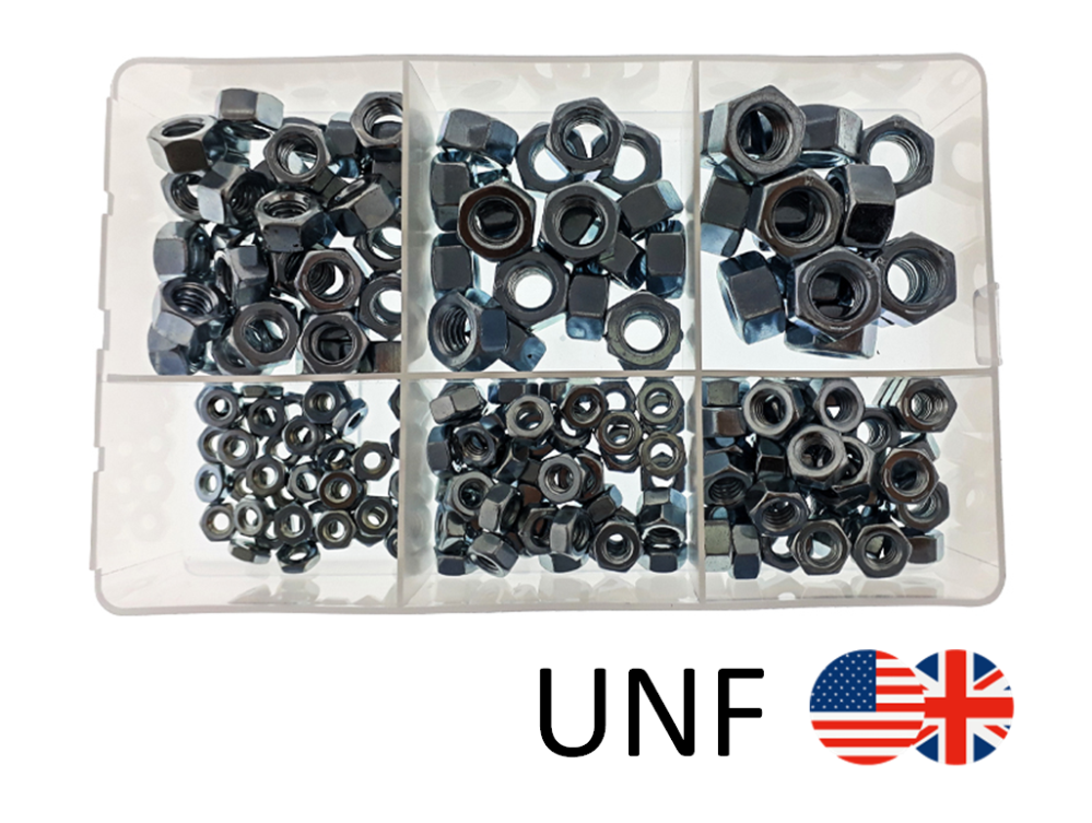 Assortiment De 100 écrous Autoblocants UNF KS TOOLS - Norme ISO 7040 - Neuf En Boîtier