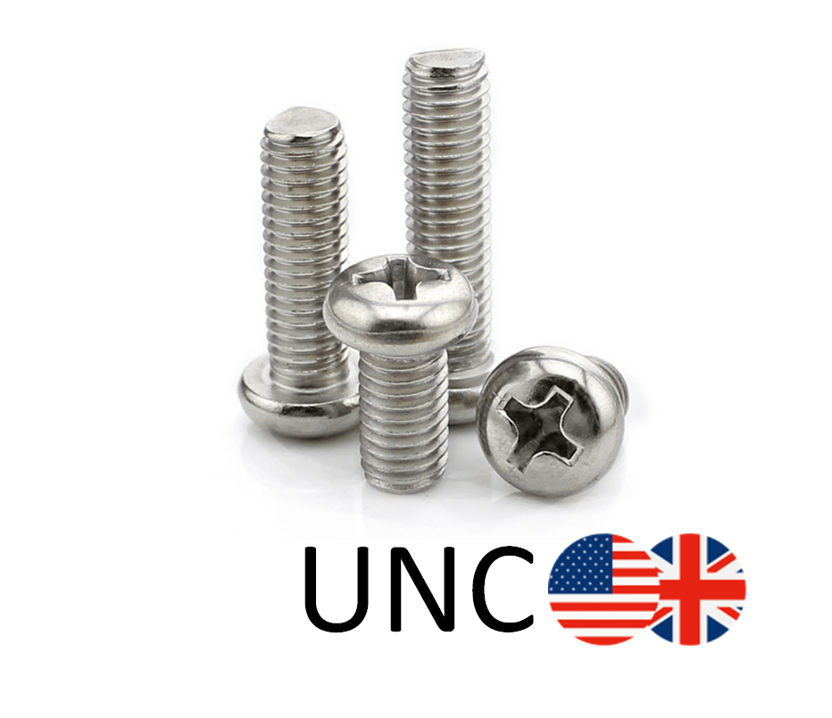 INOX Vis à Tête Bombée Empreinte Cruciforme 6-32 UNC X 7/8 A2 Inox Phillips Pan 18-8 