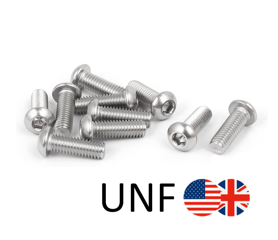 10 Vis à Tête Allen A2 Inox Pour Harley - Tailles 1/4, 5/16, 3/8 UNF, Capuchon De Protection